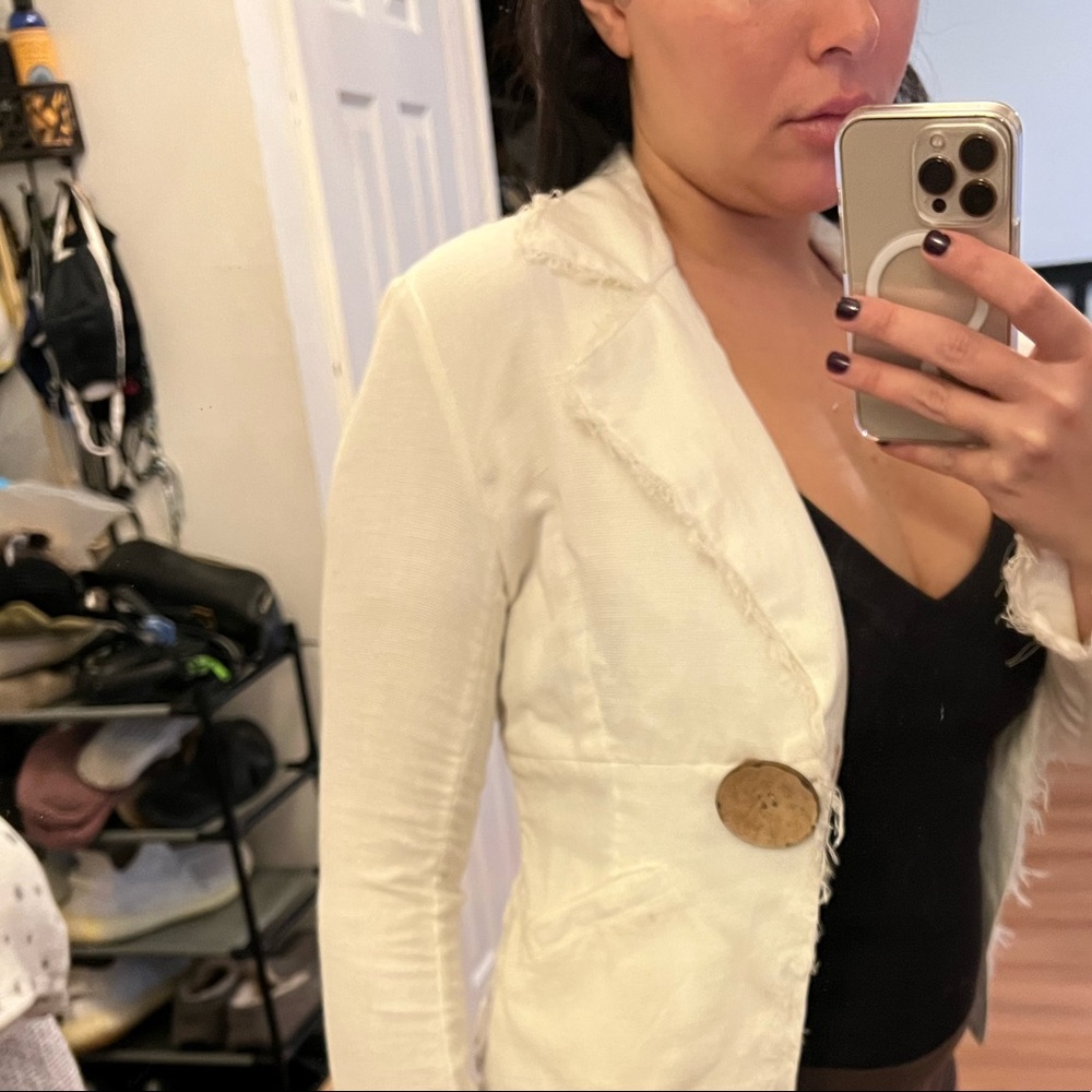 Linen blazer